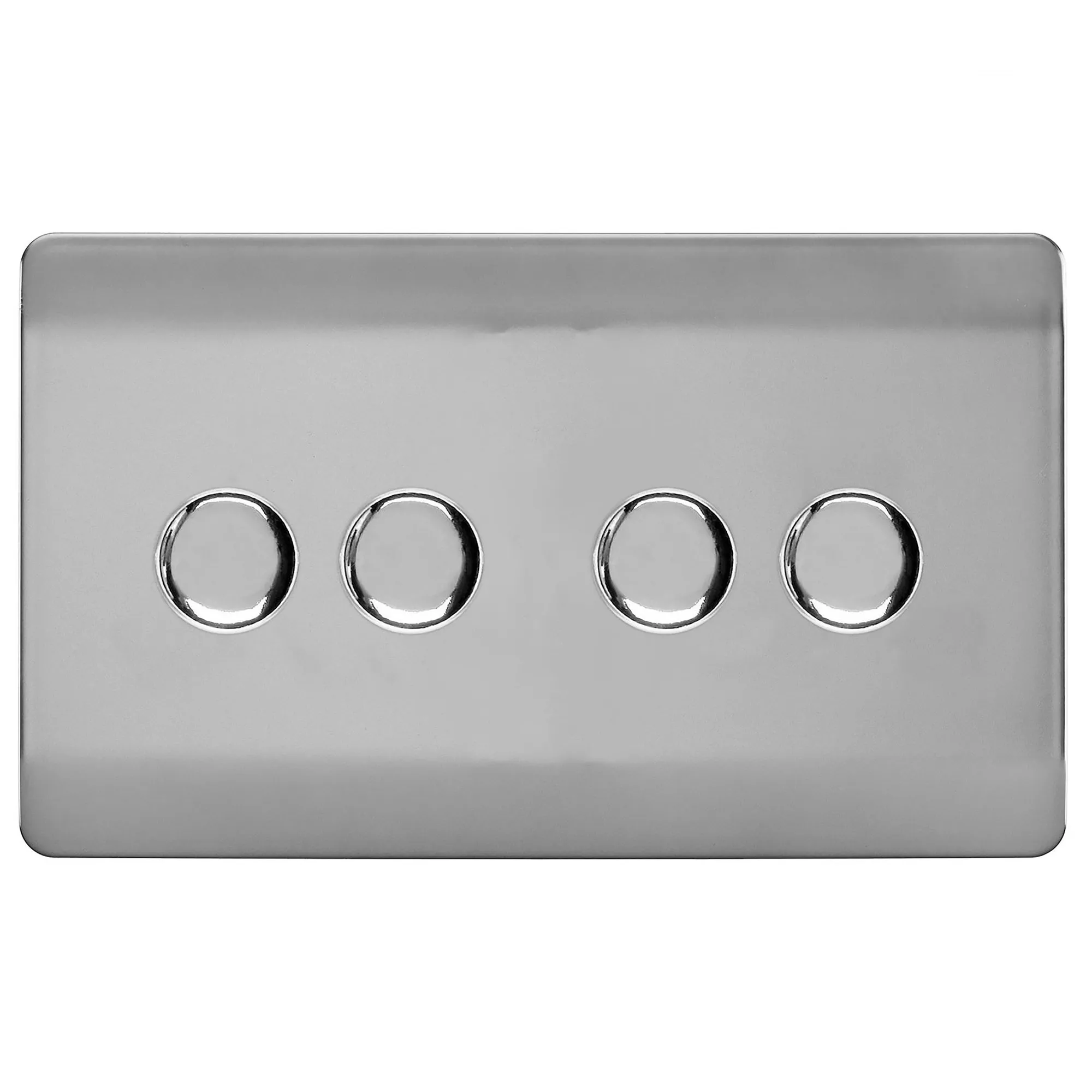 Brushed Steel Wiring Accessories Trendi Decorative Screwless